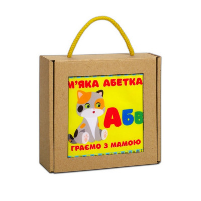 Мяка книжка-шуршалка "Мяка абетка" 823476