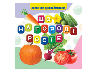 Моя перша книжечка Що росте на городі VR06041705 10 сторінок