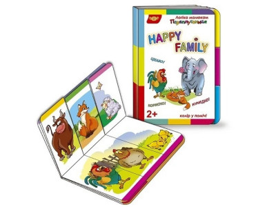 Дитяча розвиваюча книжечка "Переплутаниця Happy Family" 595043 серія Логіка малюкам