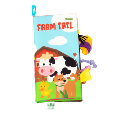 Дитяча книжечка шуршалочка "Свійські тварини" 8725_свійські_тварини