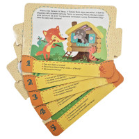 Дитяча Казка-пазл "Колобок. Лисиця та заєць" 826004 картон 5 сторінок