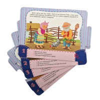 Дитяча Казка-пазл "Курочка Ряба. Лисиця та Журавель" 826006 картон 5 сторінок