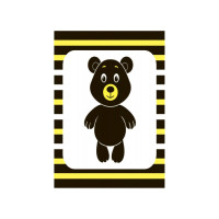 Контрастна книга для немовляти Мі-мі-книжка 755005 картон