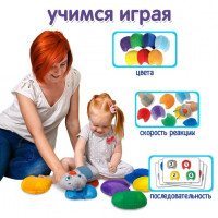 Розвиваюча мяка іграшка "Гусениця" МС 040701-01 на липучках