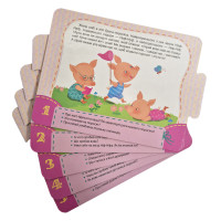 Дитяча Казка-пазл "Троє поросят. Вовк та семеро козенят" 826005 картон 5 сторінок