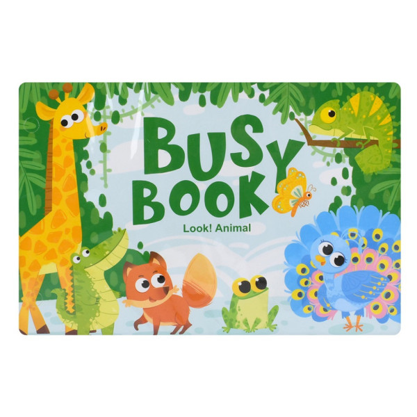 Мяка розвиваюча іграшка-книжечка "Busybook" 557-581-583-2 Мяка розвиваюча іграшка-книжечка "Busybook" 557-581-583-2