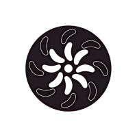 Контрастна книга для немовляти Ростунчики 755016 чорно-біла