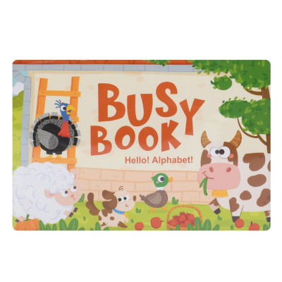 Мяка розвиваюча іграшка-книжечка "Busybook" 557-581-583-3