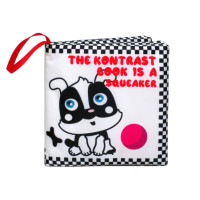 Велика мяка книга-пищалка "Грайливе цуценя" 823483 англійською