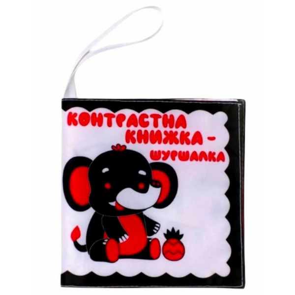 Дитяча м'яка книжка "Слоник Нік" 404188 Дитяча м'яка книжка "Слоник Нік" 404188