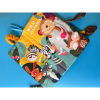 Розвиваюча книжка-шуршалка 668-230(Wild animal) англійські слова