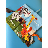 Розвиваюча книжка-шуршалка 668-230(Wild animal) англійські слова