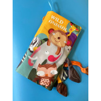 Розвиваюча книжка-шуршалка 668-230(Wild animal) англійські слова
