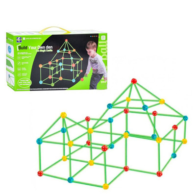 Дитячий конструктор "Build your own den" YF815 каркас кульки палички