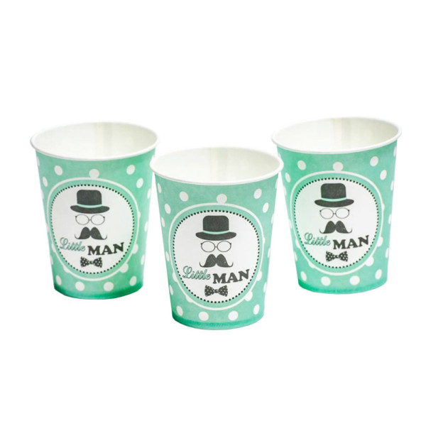 Набір паперових склянок "Маленький чоловічок" 7036-0063 10 шт