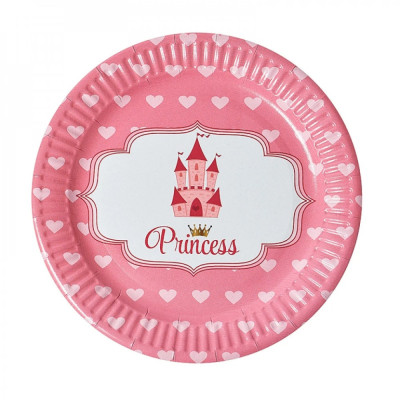 Набір паперових тарілок "Принцеси" 7038-0043, 10 шт