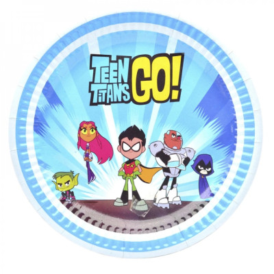 Набір паперових тарілок "Титани" 7038-0052 10 шт.