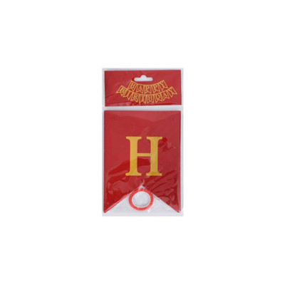 Гірлянда з прапорцями "Happy Birthday" MK 5955(Red) червона