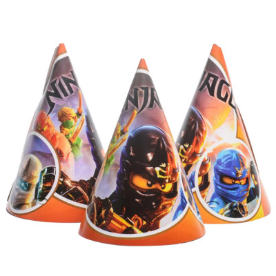 Ковпак святковий "Для хлопчиків Ніндзяго №11" 7003-0027 15см в упаковці 20 шт