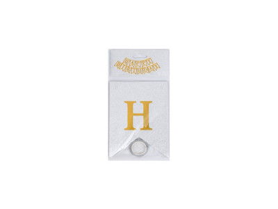 Гірлянда з прапорцями "Happy Birthday" MK 5955(White) біла