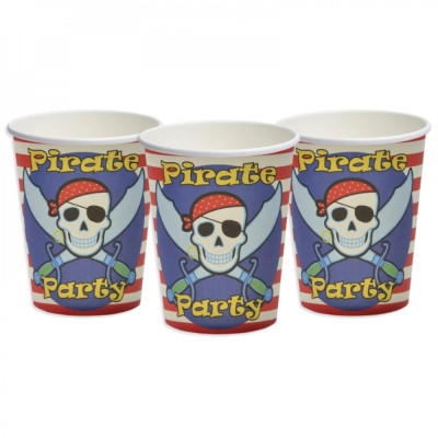 Набір паперових склянок "Пірати" 7036-0042, 10 шт
