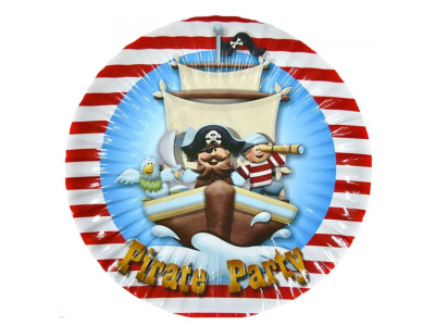 Набір паперових тарілок "Пірати капітан" 7038-0040, 10 шт