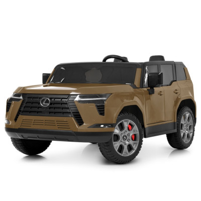 Дитячий електромобіль Джип M 6409EBLR-13 до 30 кг бежевий