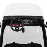 Дитячий електромобіль Джип M 6409EBLR-1 до 30 кг білий
