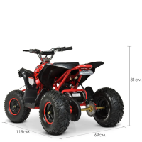 Дитячий електромобіль Квадроцикл Bambi HB-EATV1000Q-3ST V2 до 65 кг Дитячий електромобіль Квадроцикл Bambi HB-EATV1000Q-3ST V2 до 65 кг