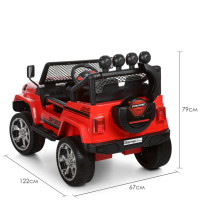 Дитячий електромобіль джип Bambi Racer M 3237EBLR-3 до 30 кг Дитячий електромобіль джип Bambi Racer M 3237EBLR-3 до 30 кг