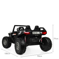Дитячий електромобіль Джип Bambi Racer M 4170EBLR-2(24V) до 100 кг Дитячий електромобіль Джип Bambi Racer M 4170EBLR-2(24V) до 100 кг