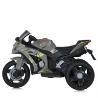 Дитячий мотоцикл M 5806EL-11 3 колеса музика та світло сірий