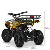 Дитячий електромобіль Квадроцикл Bambi HB-EATV800N-13 V3 до 65 кг Дитячий електромобіль Квадроцикл Bambi HB-EATV800N-13 V3 до 65 кг