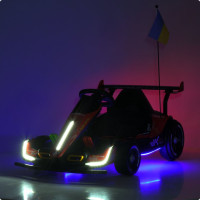 Дитячий електромобіль Електрокарт Kart M 6322EBLR-1 до 50 кг Дитячий електромобіль Електрокарт Kart M 6322EBLR-1 до 50 кг