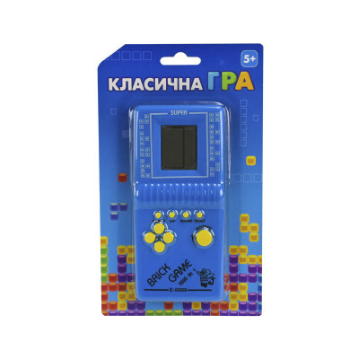 Дитяча інтерактивна іграшка "Класична гра Тетріс" 725-60(Blue) блакитний