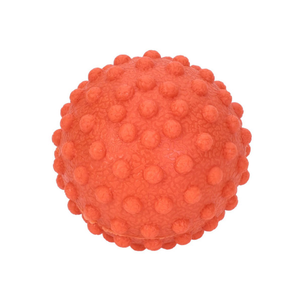 Мяч масажний для йоги/фітнесу MS 4191(Red) текстурний TPR 5 см 65 грам