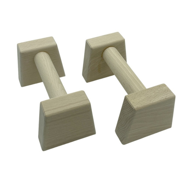 Паралетси упори для віджимання деревяні Wood Gym Push Up NE-WD-20 з бука 20 см 2 шт