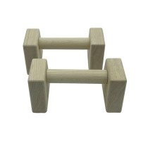 Паралетси упори для віджимання деревяні Wood Gym Push Up NE-WD-20 з бука 20 см 2 шт