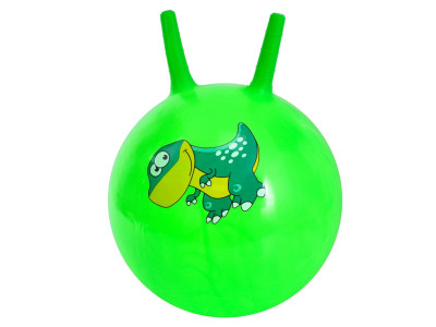 Дитячий мяч для фітнесу Динозаврик MS 4372(Green) з ріжками 45 см 350 г