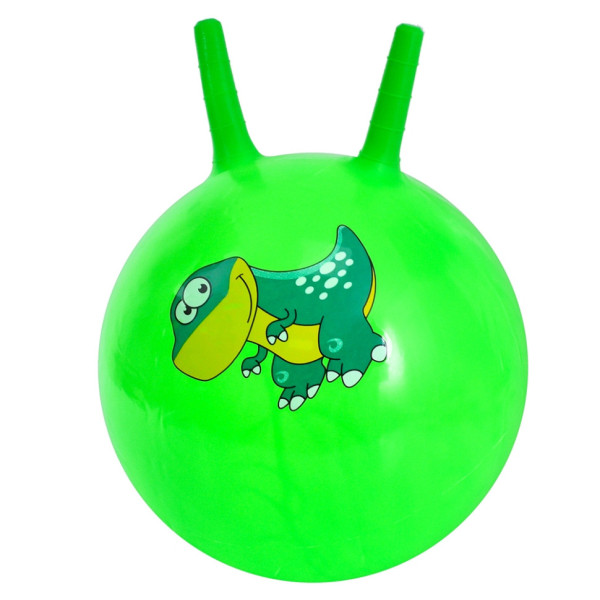 Дитячий мяч для фітнесу Динозаврик MS 4372(Green) з ріжками 45 см 350 г