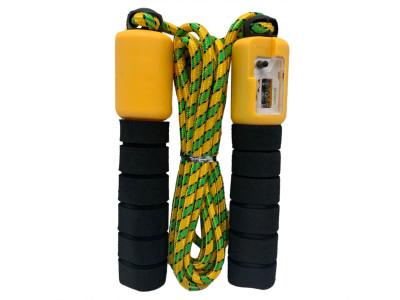 Швидкісна скакалка з лічильником MS 0345-1(Black) довжина 280 см