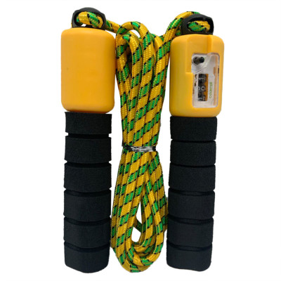 Швидкісна скакалка з лічильником MS 0345-1(Black) довжина 280 см