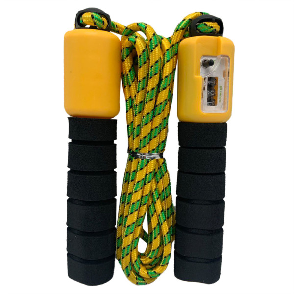 Швидкісна скакалка з лічильником MS 0345-1(Black) довжина 280 см