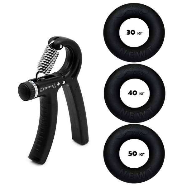 Набір кистьових еспандерів кільце+еспандер ножиці Power Grip Set1 NE-1587-60
