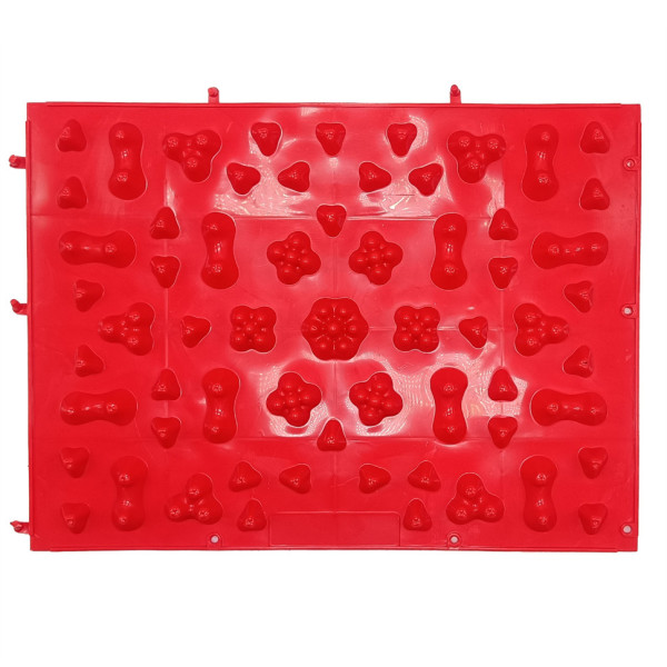 Килимок масажний ортепедичний для дітей MS 2892 28 х 38 см Червоний