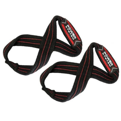 Лямки для тяги "Figure 8" Power System 3405RD-5 Black/Red L/XL Лямки для тяги "Figure 8" Power System 3405RD-5 Black/Red L/XL