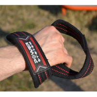 Лямки для тяги "Figure 8" Power System 3405RD-5 Black/Red L/XL Лямки для тяги "Figure 8" Power System 3405RD-5 Black/Red L/XL
