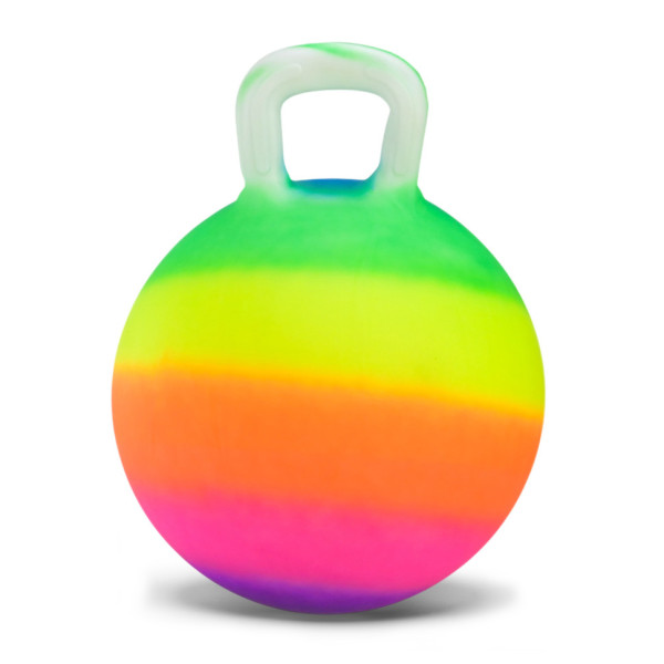 Дитячий гумовий мяч RB26528-3 з ручкою 40 см 300 грам