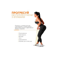 Гумова петля для фітнесу EF-2654-1 Жовта 1-6 кг