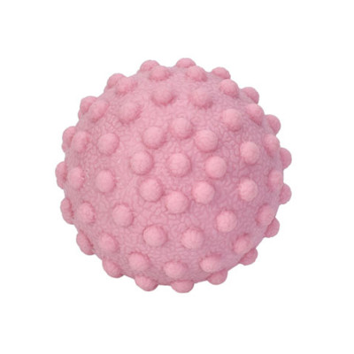 Мяч масажний для йоги/фітнесу MS 4191(Pink) текстурний TPR 5 см 65 грам